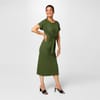 Tie Front Jersey Dress