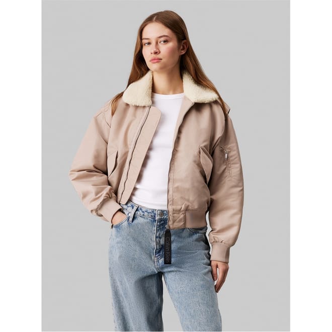 Aviator Relaxed Fit Short Jacket