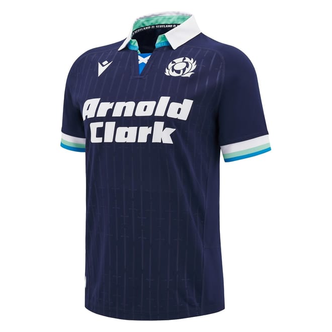 Scotland Rugby Collar Home Shirt 2024 Adults