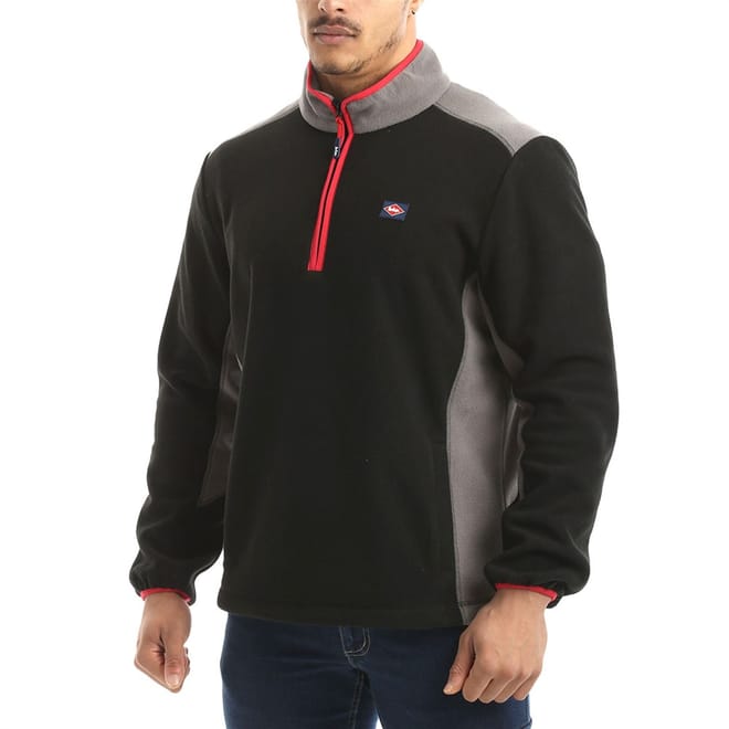 Mens Half Zip Fleece Top