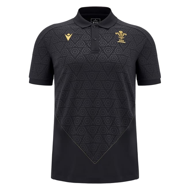Wales Rugby Travel Polo Shirt 2024 Adults
