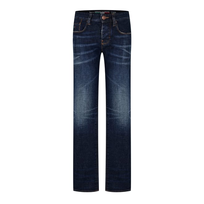 Five Pocket Design Straight Leg Jeans