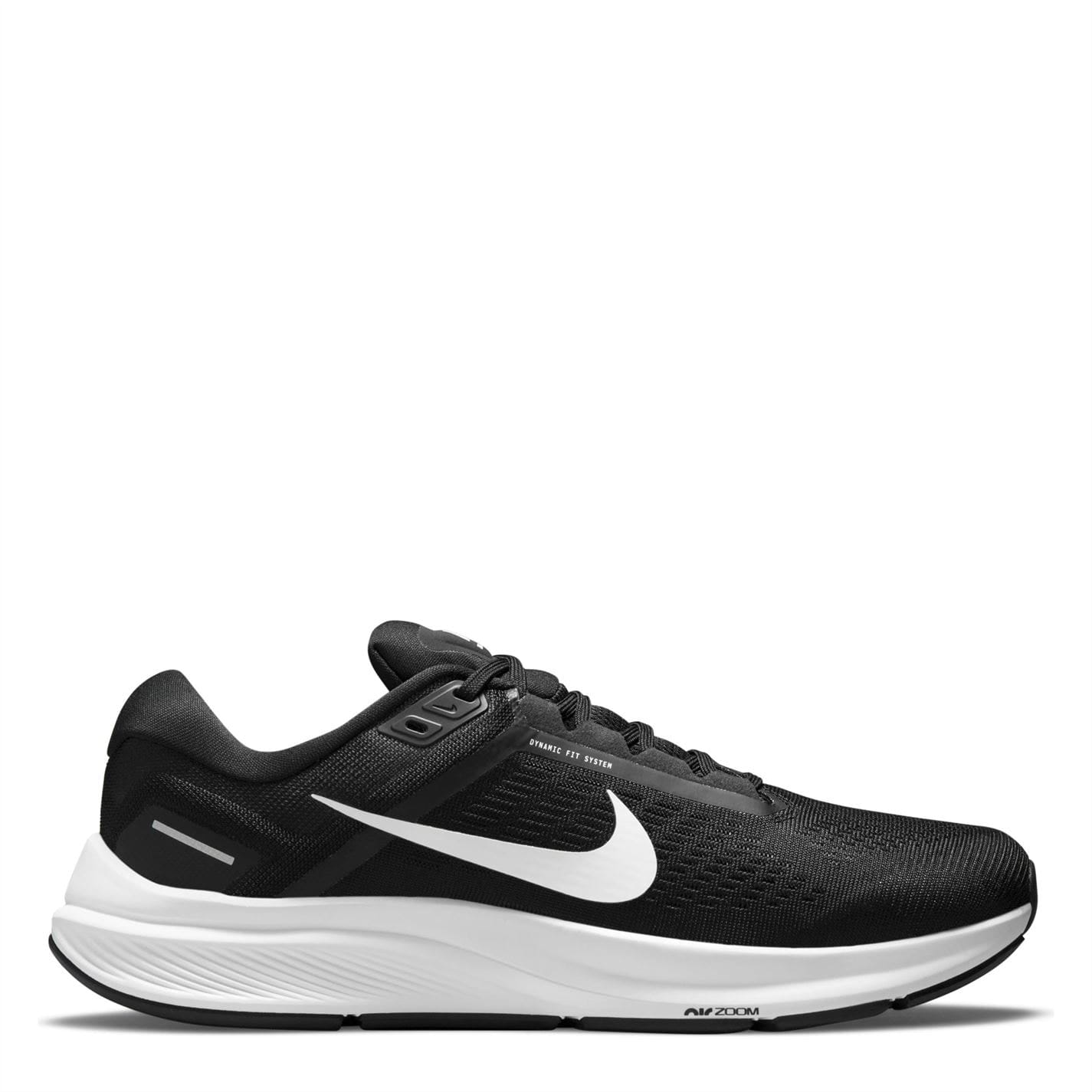 Black Nike Mens Air Zoom Structure 24 Running Shoe Get The Label