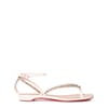 So Me Tonguetta Spiked Leather Sandals
