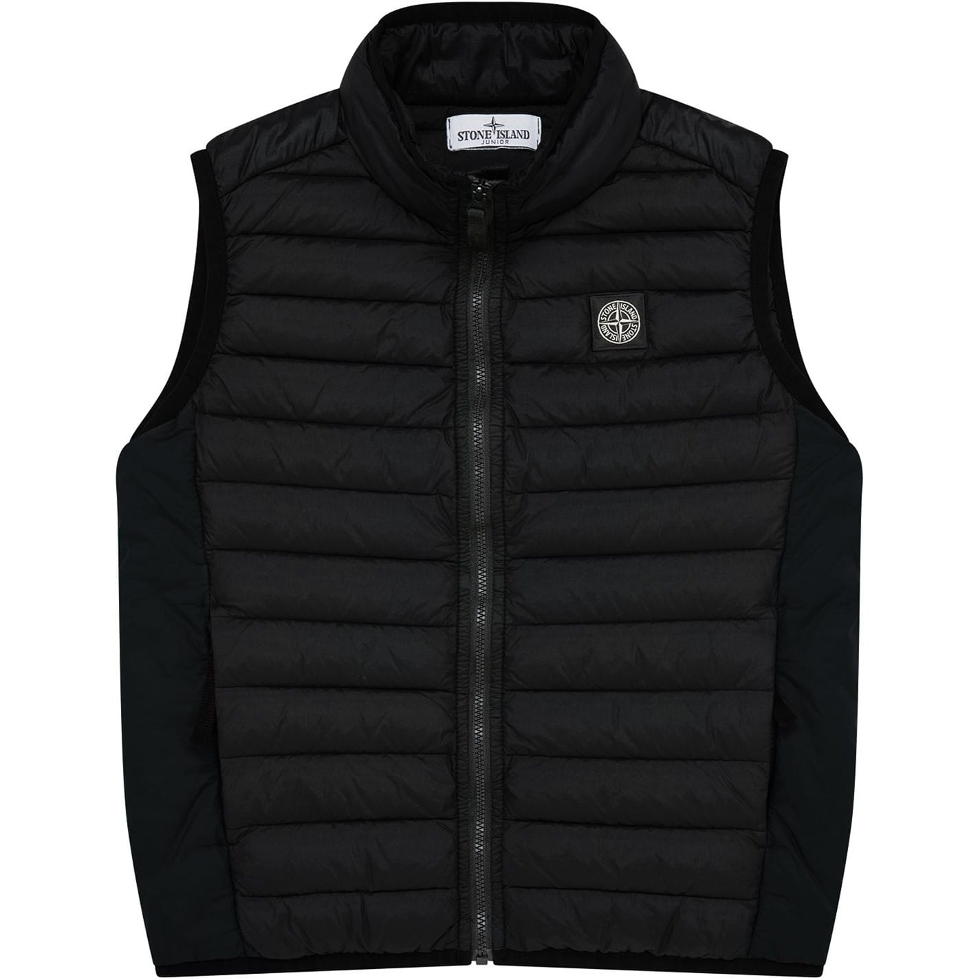 Stone island gilet black on sale