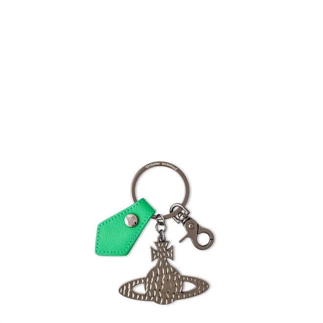 Hammered 3d Orb Keyring