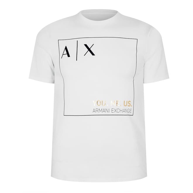 Ax Print Crew Neck Regular Fit T-Shirt