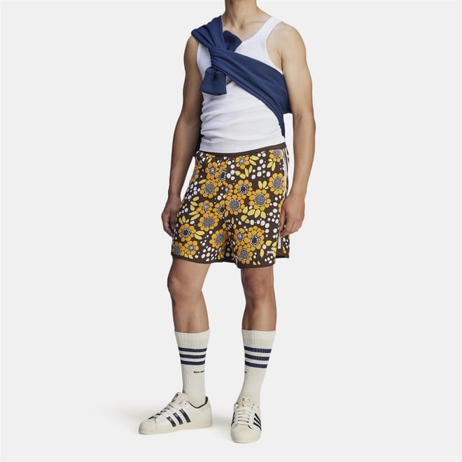 By Wales Bonner Knit Floral Shorts