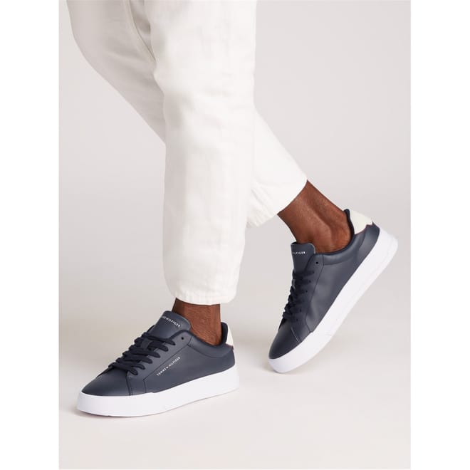 Leather Low Top Trainers