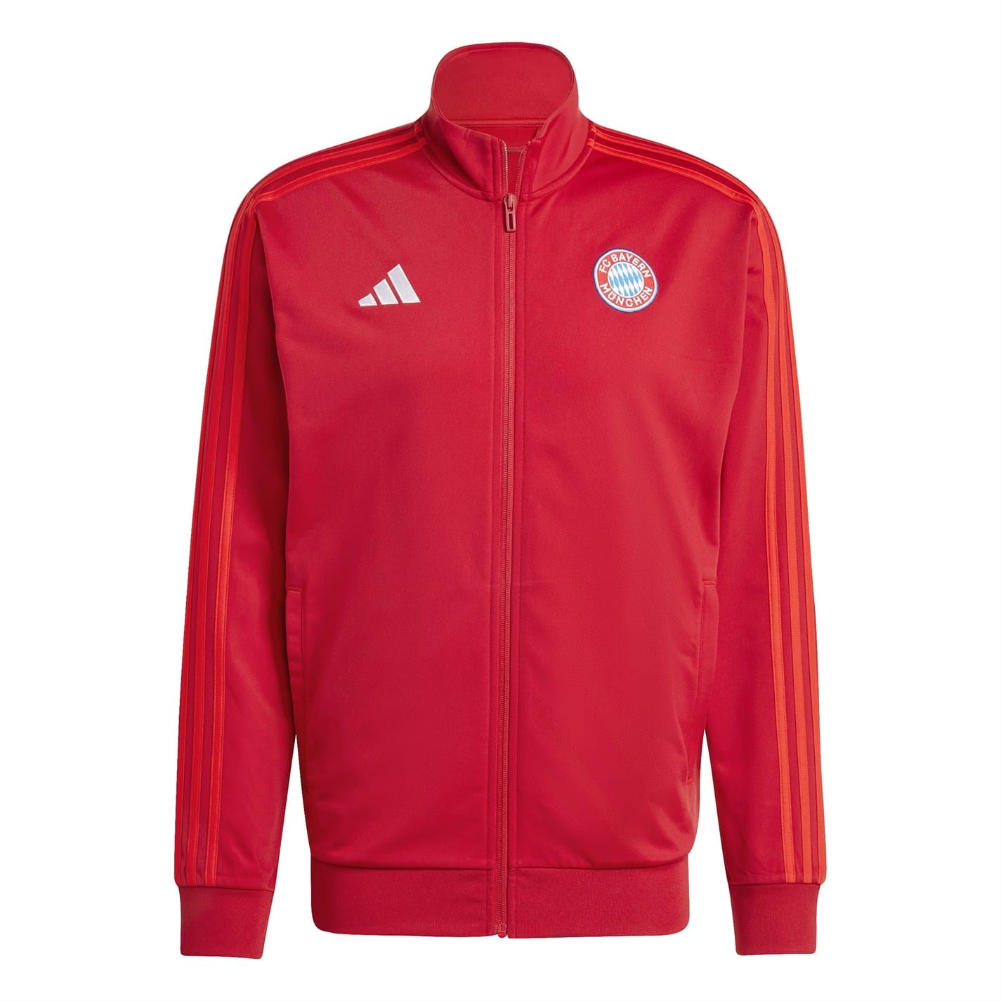 Red adidas Fc Bayern Munich Dna Track Top 2024 2025 Adults