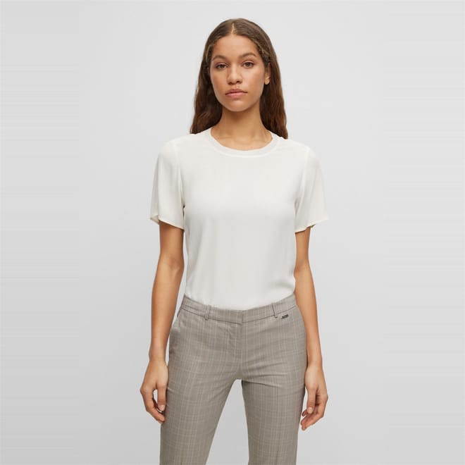 Ilyeana Crew Neck Regular Fit T-Shirt