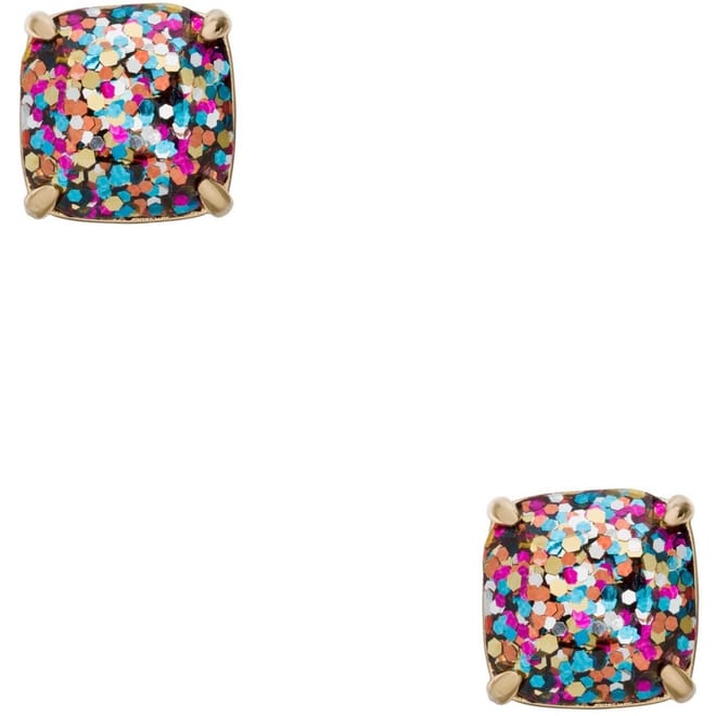 Glitter Square Stud Earrings