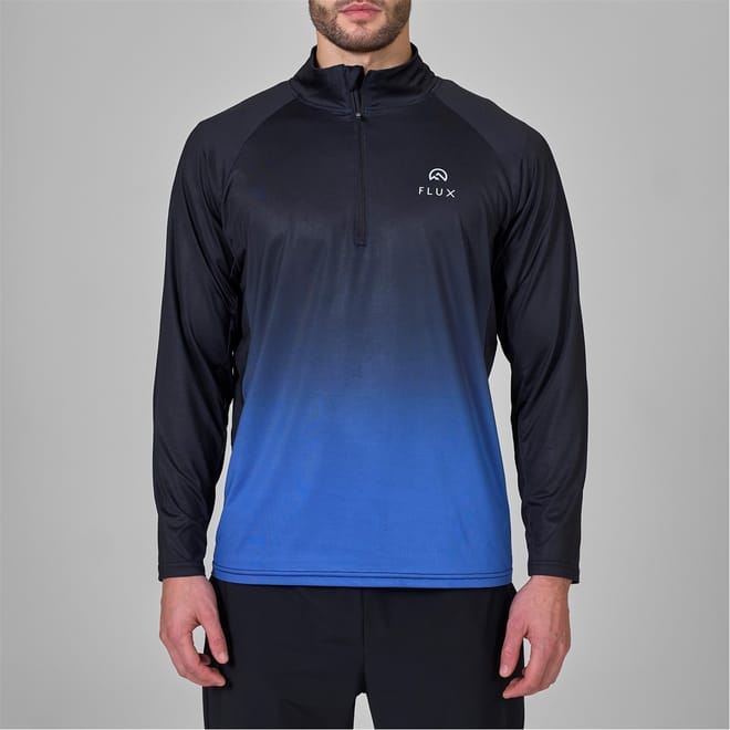 Mens Gradient Quarter Zip