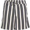 Vertical Stripe Chino Shorts