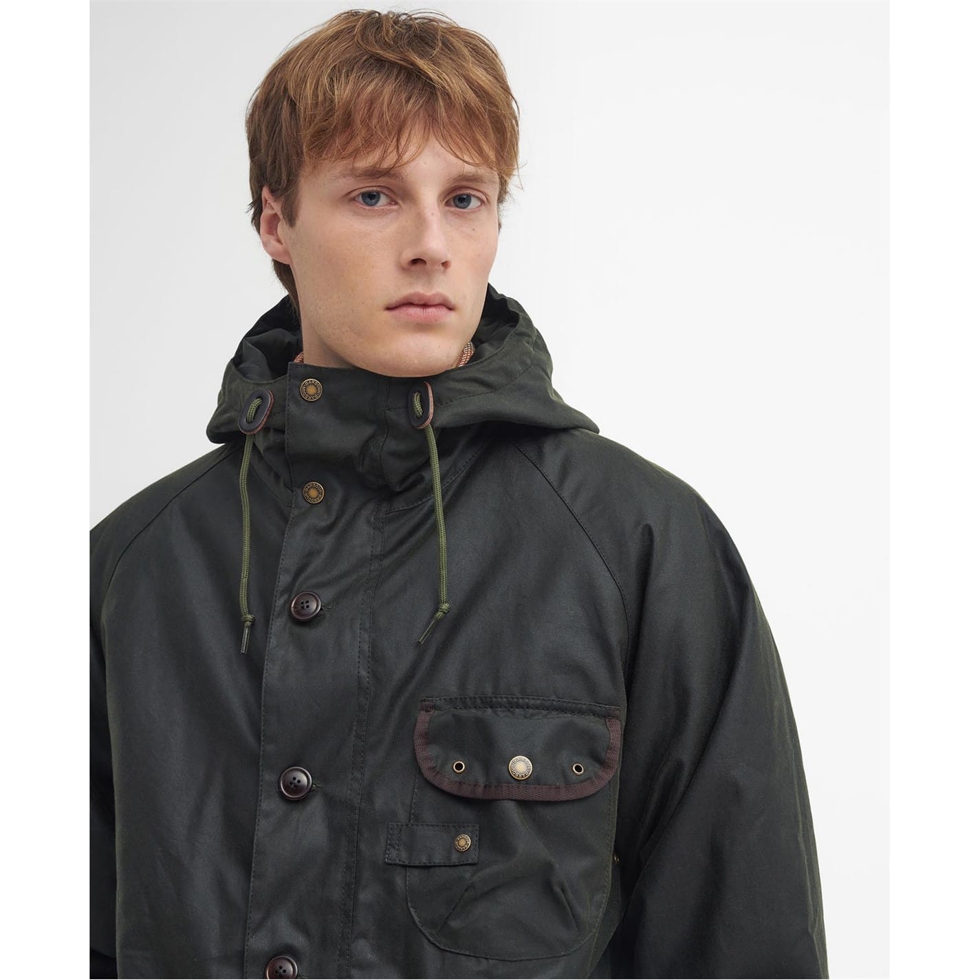 Shop the Barbour Short Wind Waxed Parka in Black today. | Barbour