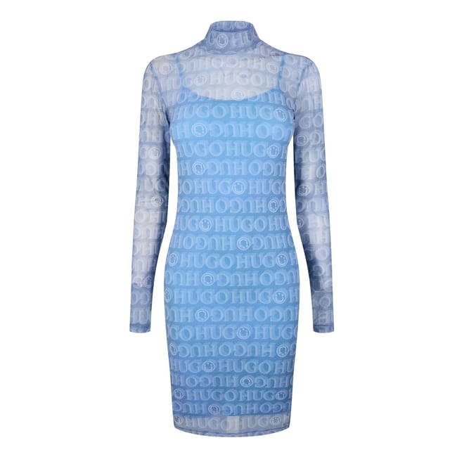 Noella High Neck Mini Bodycon Dress