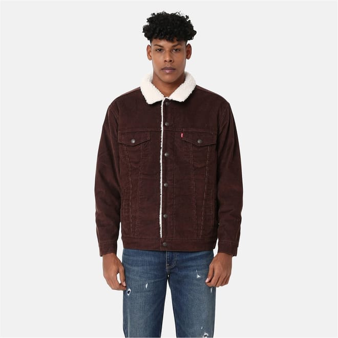 Relaxed Fit Sherpa Denim Jacket