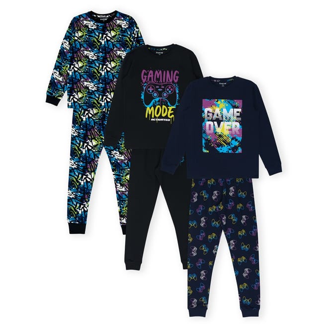 3 Pack Gaming Pyjama Set