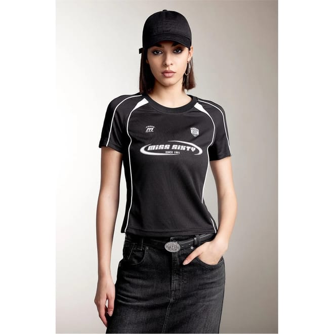 Sporty Regular Fit Crew Neck T-Shirt
