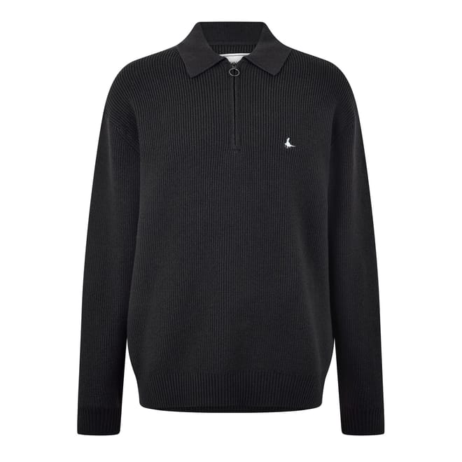 Quarter Zip Rib Sweater