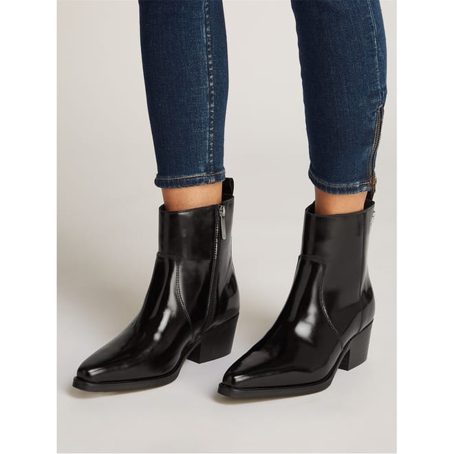 Abrasivato Leather Western Boots