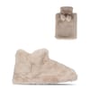 Hot Water Bottle  And  Slipper Boot Set