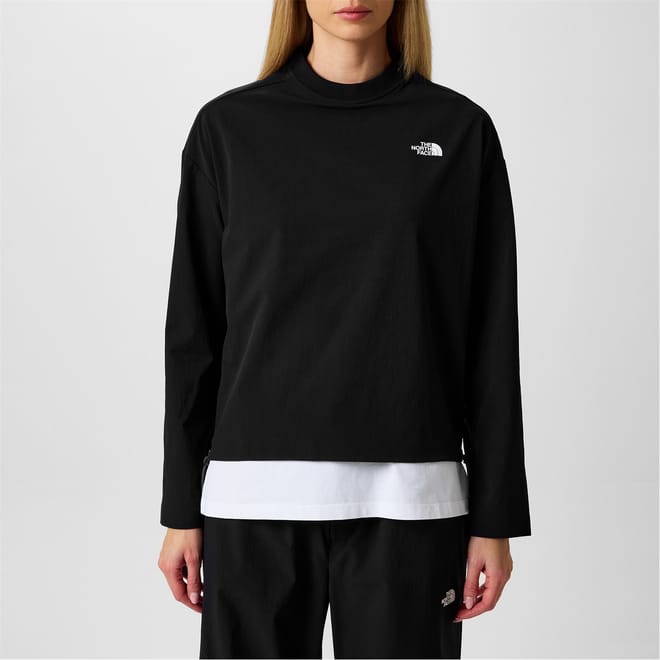 Woven Long Sleeve T-Shirt
