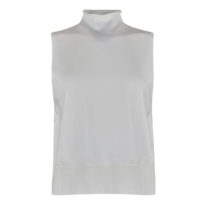 Turtleneck Regular Fit Knit Tank