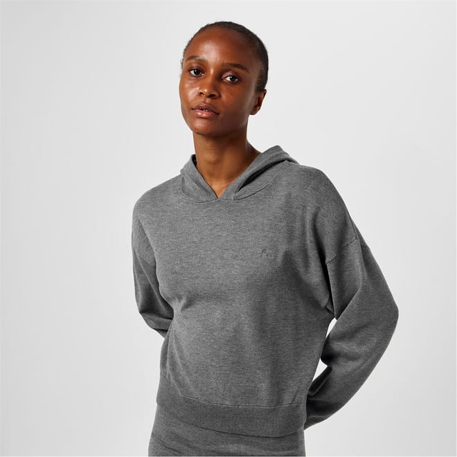 Hooded Knitted Sweatshirt