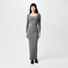 Square Neck Maxi Bodycon Dress