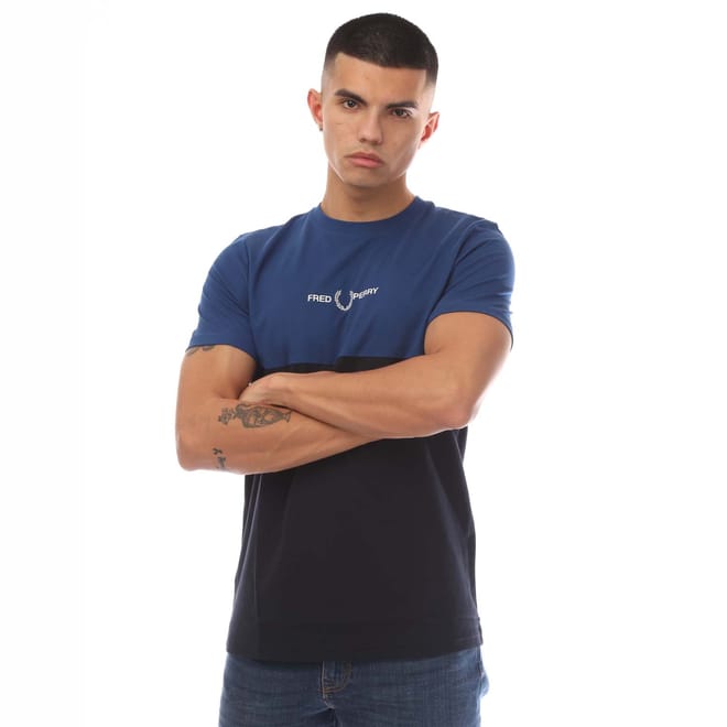 Branded Colour Block T-Shirt