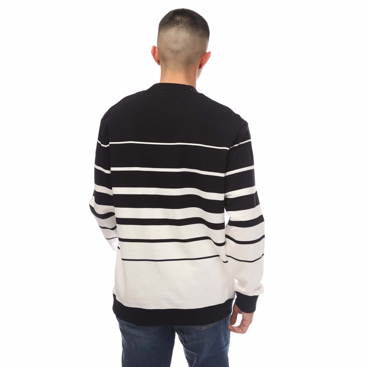 【FRED PERRY】 Striped Trim Sweatshirt  R5523 Fred Perry striped trim hoodie in black | ASOS