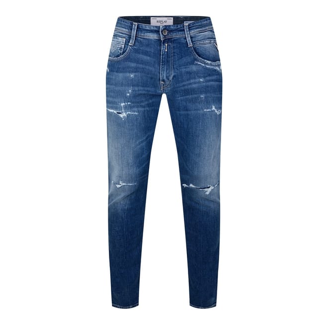 Anbass Distressed Slim Jeans