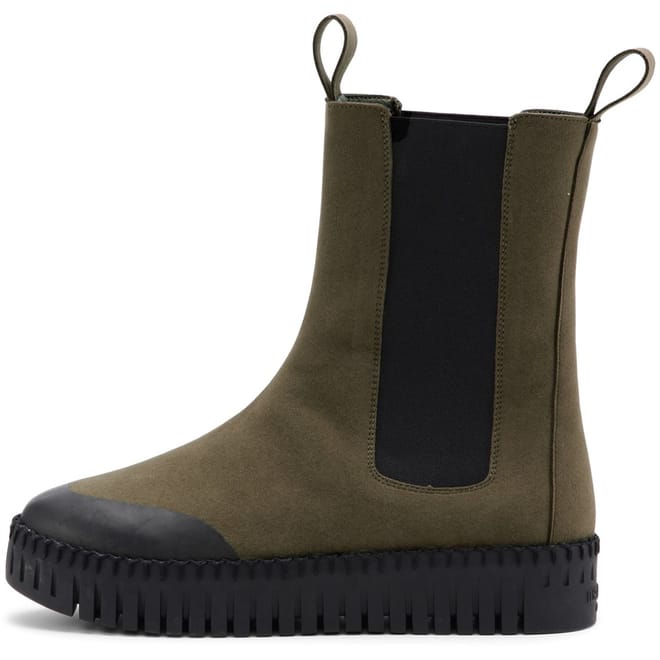 Long Chelsea Block Heel Boots