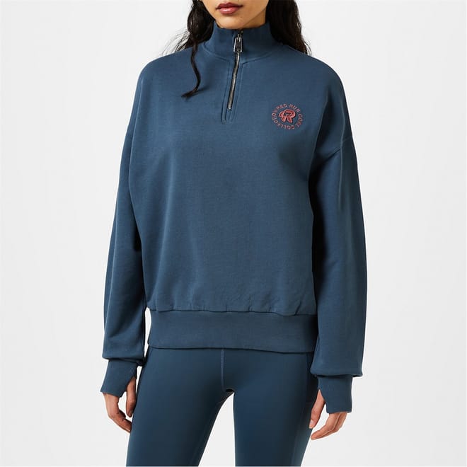 Quarter Zip Cotton Jumper