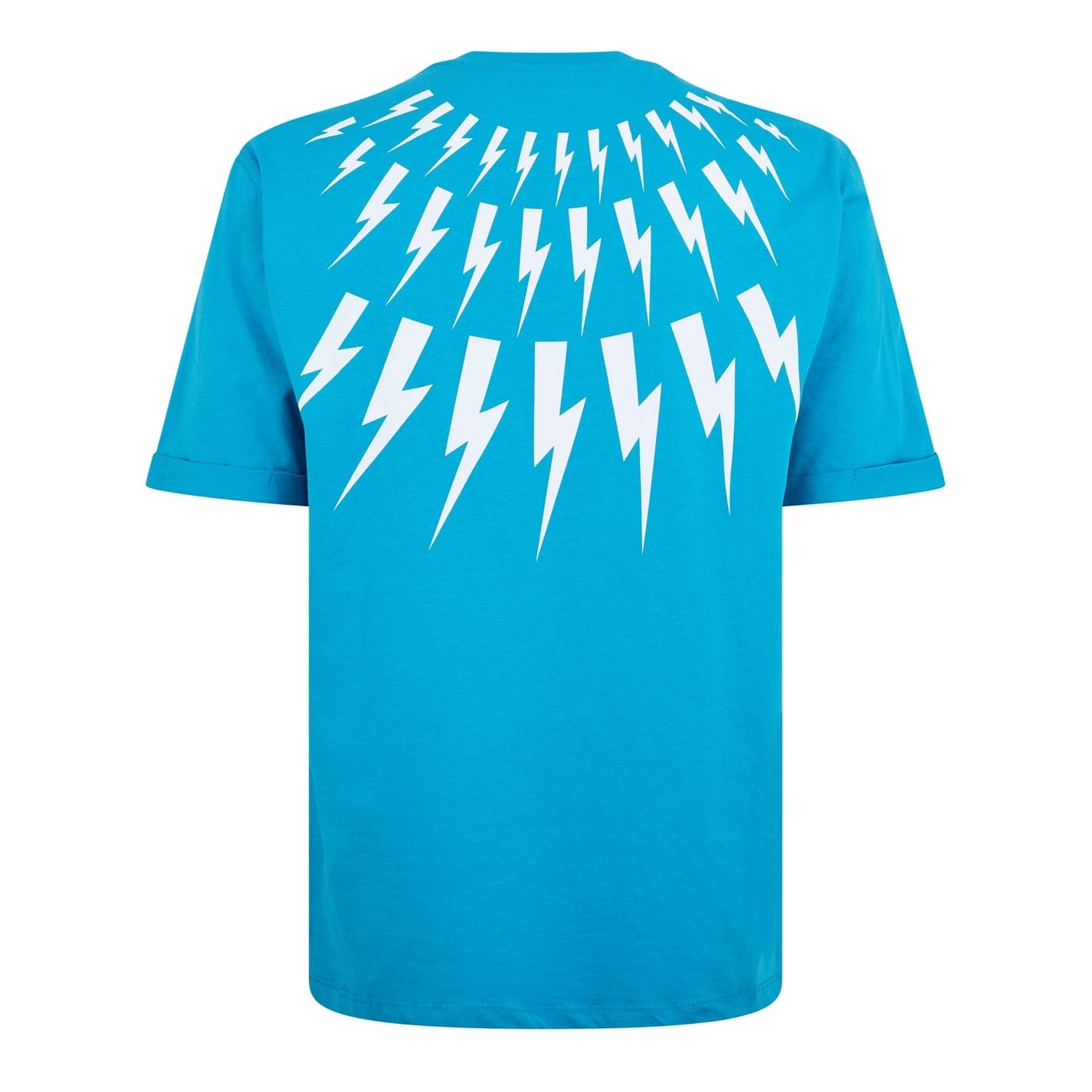人気！関税送料込【NeIL Barrett】ライトニングボルト Tシャツ Blue Neil Barrett Lightning Bolt T-Shirt - Get The Label