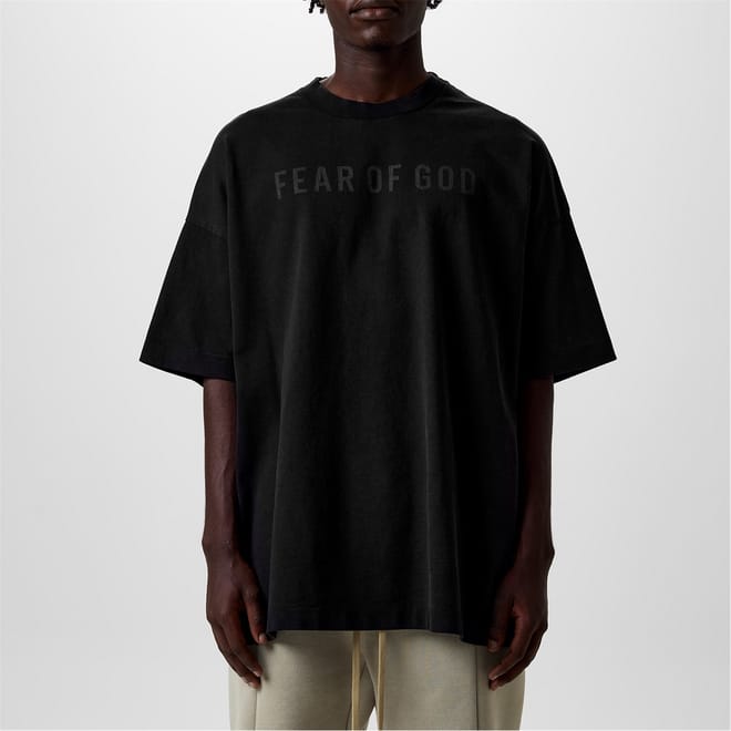Oversize Fit Crew Neck Logo T-Shirt