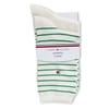 2 Pack Small Strip Crew Socks