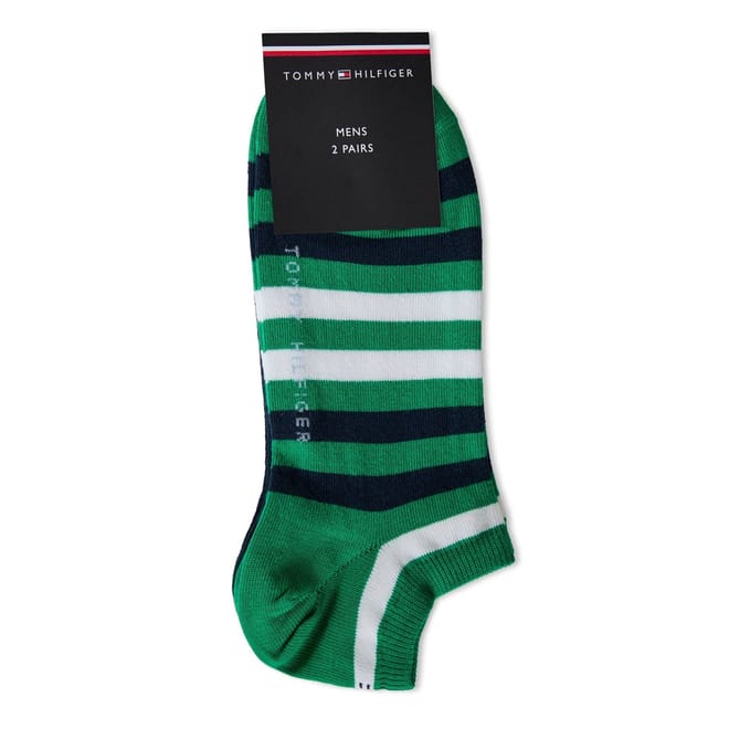 Duo Stripe No Show Socks