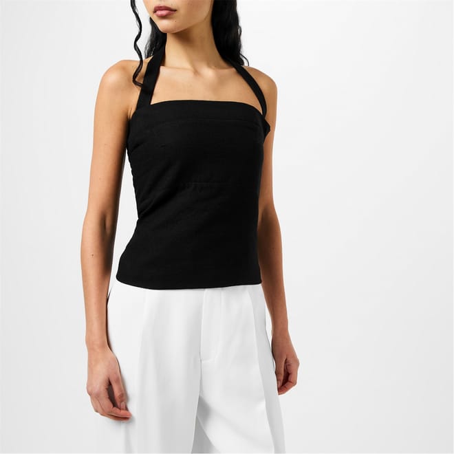 Oda Slim Fit Diagonal Strap Tank