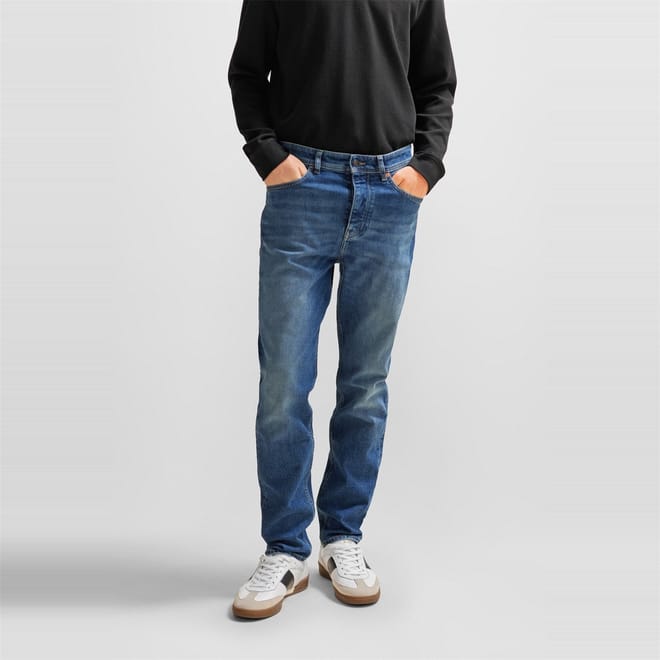 Five Pocket Design Straight Fit Jeans