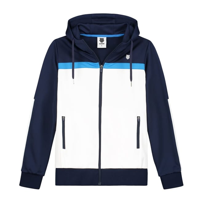 Color Block Hooded Track Jacket