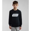 Kitik Logo Geographic Print Crew Neck Sweatshirt