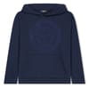 Hooded Logo Print Junior Sweatshirt