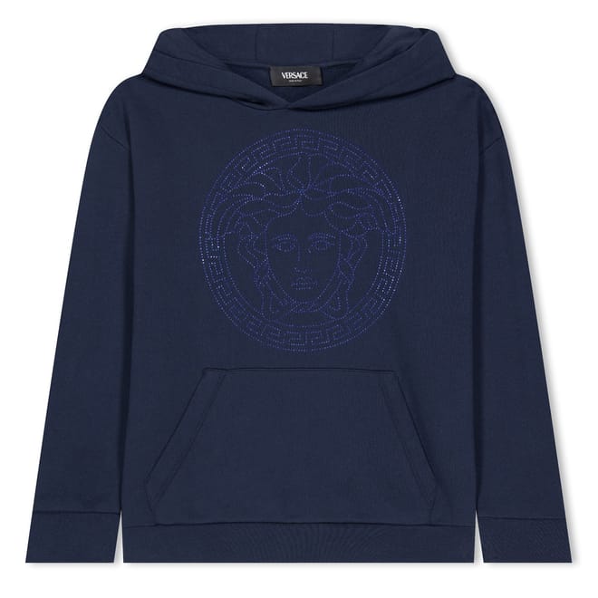 Hooded Logo Print Junior Sweatshirt