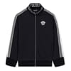Logo Print Mock Neck Zip Track Jacket