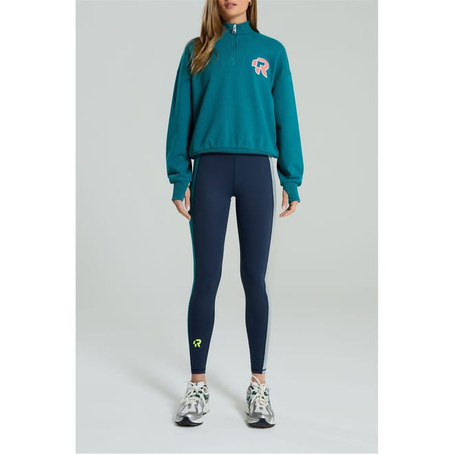 Redrun Zip Neck Relaxed Sweatshirt