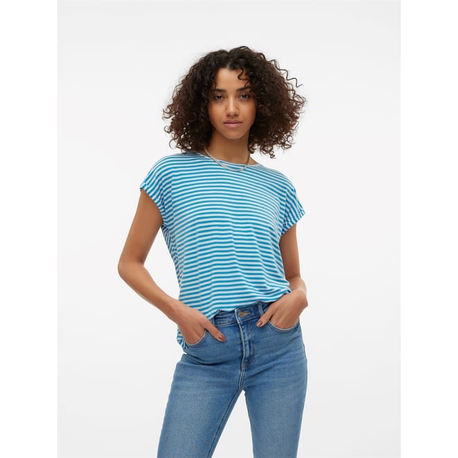 Womens Ava Plain Shirt Sleeve T-Shirt