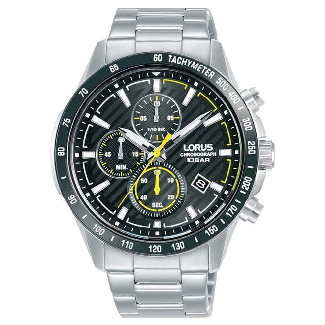 Chronograph Analogue Steel Bracelet Watch