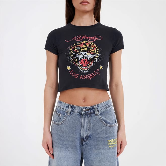 Tiger Slim Fit Crew Neck T-Shirt